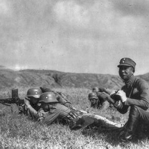 Chiang Kai-sheks's German-trained and equipped Chinese soldiers.