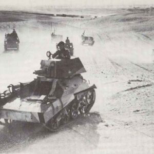 Exercise of light Vickers Mark IIA tanks