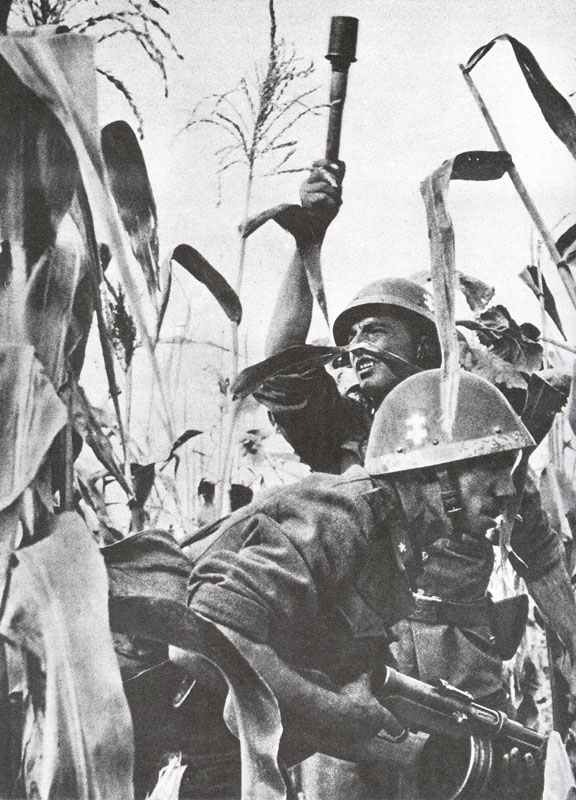 Soldiers of the Slovak Mobile Division on the Eastern Front