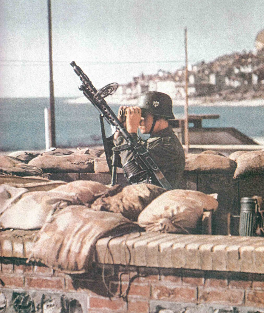 Diary July 22, 1944 30 German post 1944 at the French coast