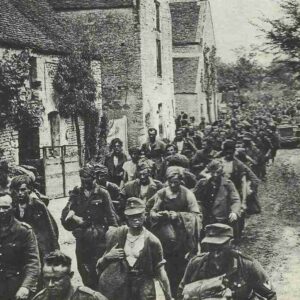 Column of German prisoners from Falaise Pocket