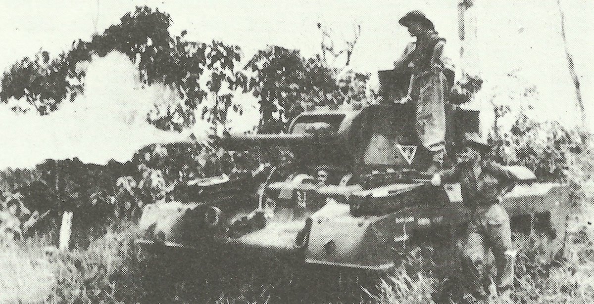 Diary August 10, 1944 18 Matilda Frog flame-thrower tank