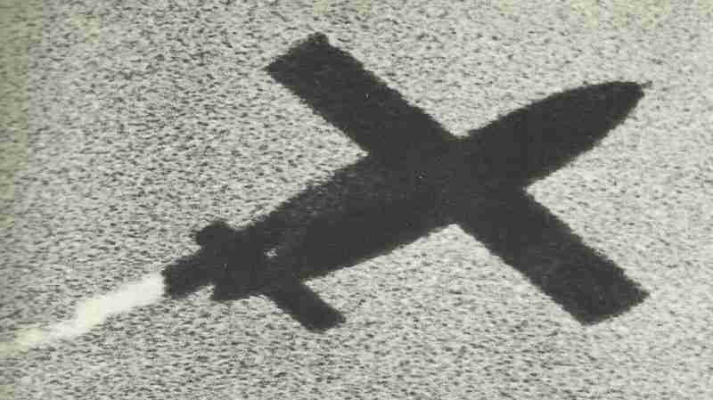 threatening shadow of a V-1