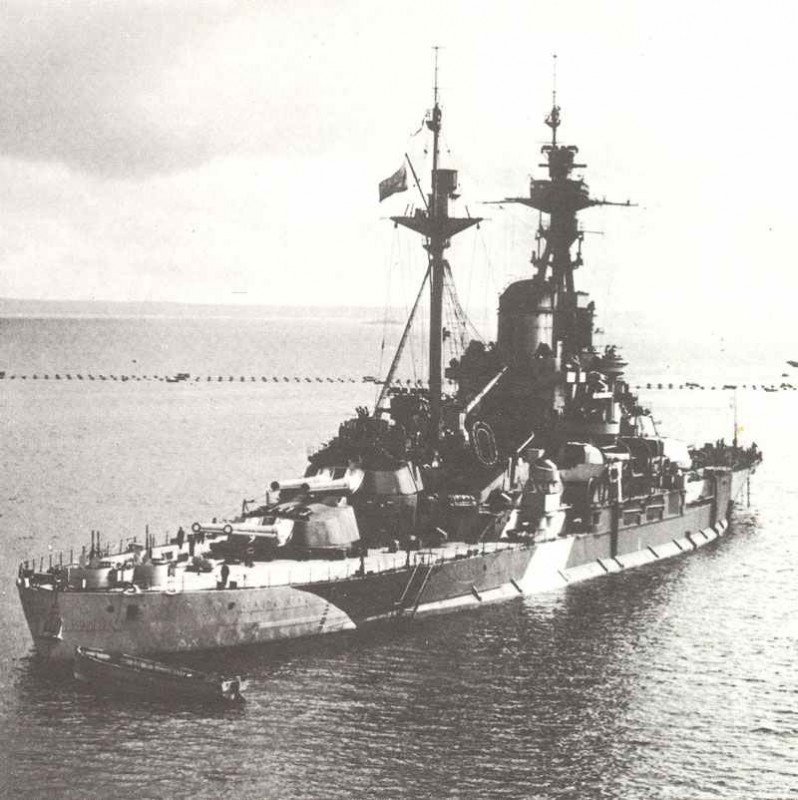 battleship Arkhangelsk in June 1944