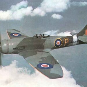 A fine color air to air picture from a Hawker Tempest Mk VI