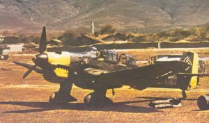 Ju 87B Stuka on a Greek airfield