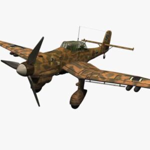 3d model of Junkers Ju 87 B Stuka (Trop)