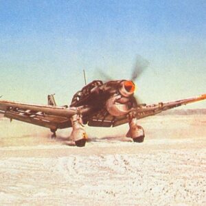 Snow camouflaged Junkers Ju 87 B dive bomber