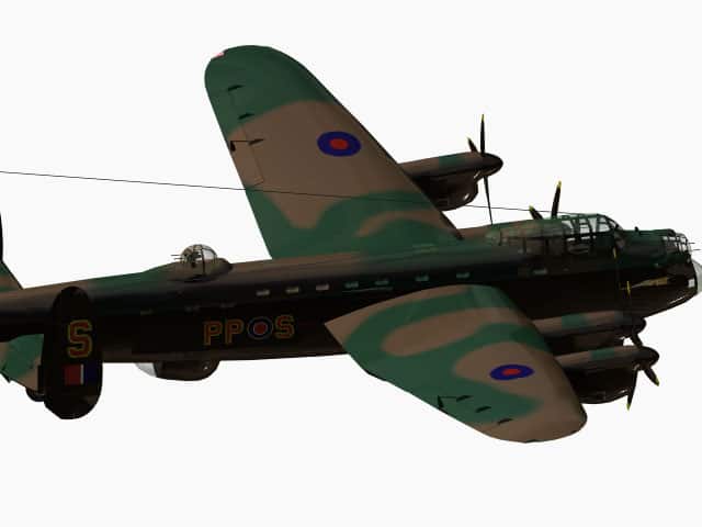 3d model Avro Lancaster