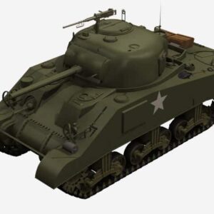 3d model of M4A3 Sherman
