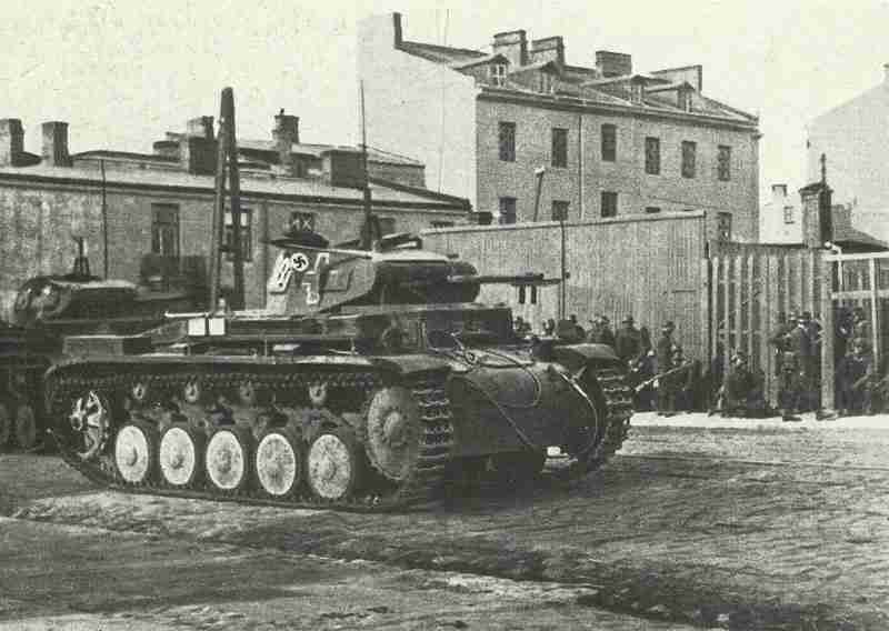 German Panzer II in Warsaw