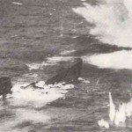U-243 sinks under attack from a Sunderland flying boat