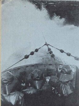 U-boat in the Biscay during heavy seas U Boat stormySea pxh800