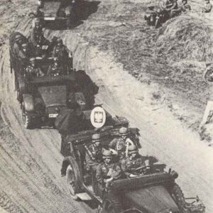 German motor column is crossing the Polish border.