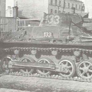 German infantry with Panzer I in street fighting.