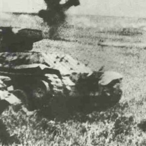 KV-1 tanks in battle with SS division Wiking