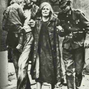 Family in Mannheim after air raid