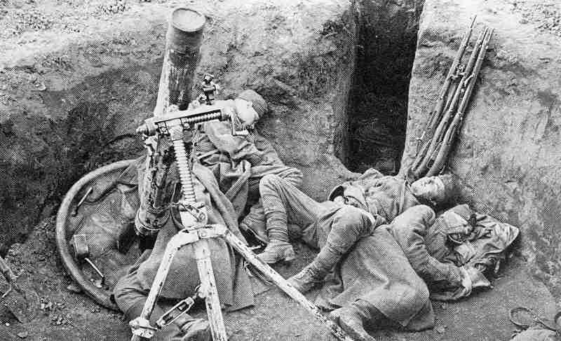 crew of a Russian mortar