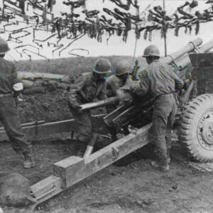 M2 105mm howitzer firing