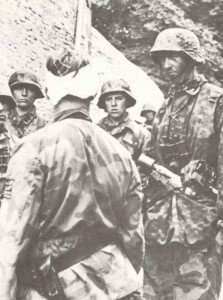 Soldiers of 12th SS Hitlerjugend division in Normandy