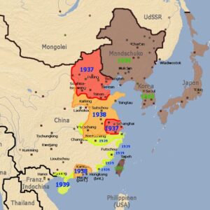Map of war in China 1937-39