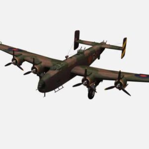 3d model Handley Page Halifax Mk B III