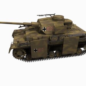 3d model of Panzer IV H