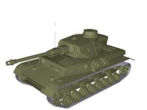 3d model of PzKpfw IV G