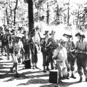 British and Gurkha troops