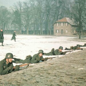 Conscripts of the Wehrmacht during basic training