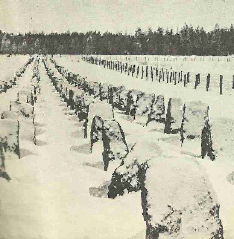 Diary December 5, 1939 30 Russian-Finnish border with anti-tank obstacles