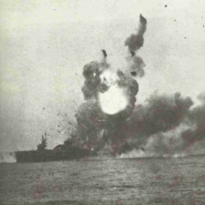 US escort carrier St Lo explodes