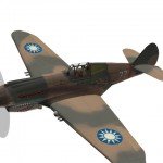 3d model Curtiss P-40 C Flying Tigers