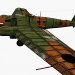 3d model of Heinkel He 111.