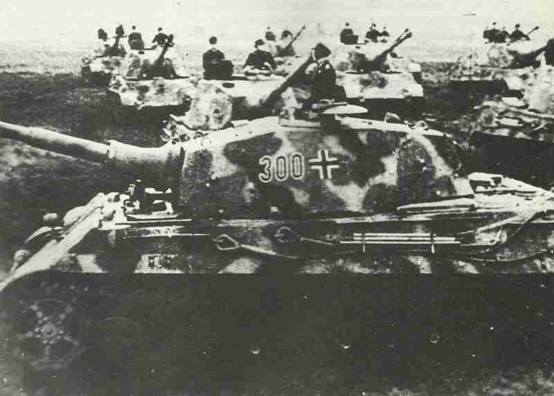 heavy tank battalion with Tiger II