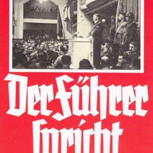 poster Hitler speaks at Burger-Braukeller 1939