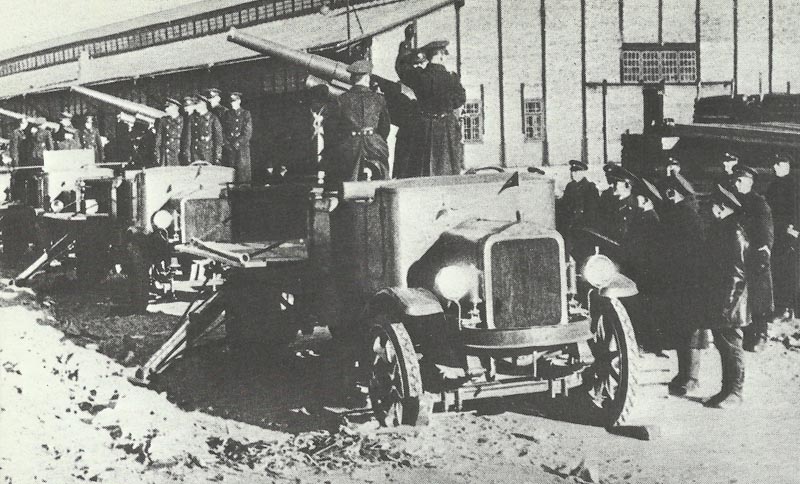 Russian motorized artillery unit