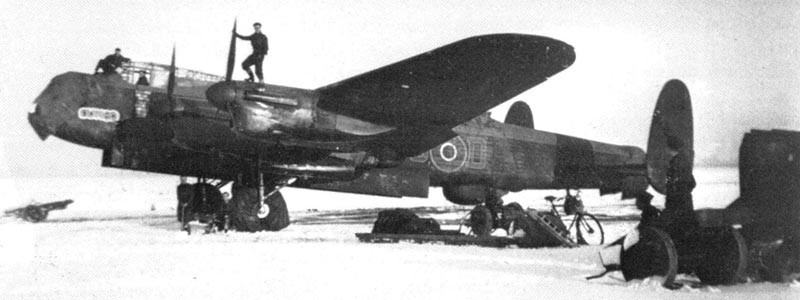 Lancaster-Bomber Winter 1944/45