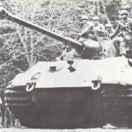 King Tiger tank with infantry at the Battle of the Bulge