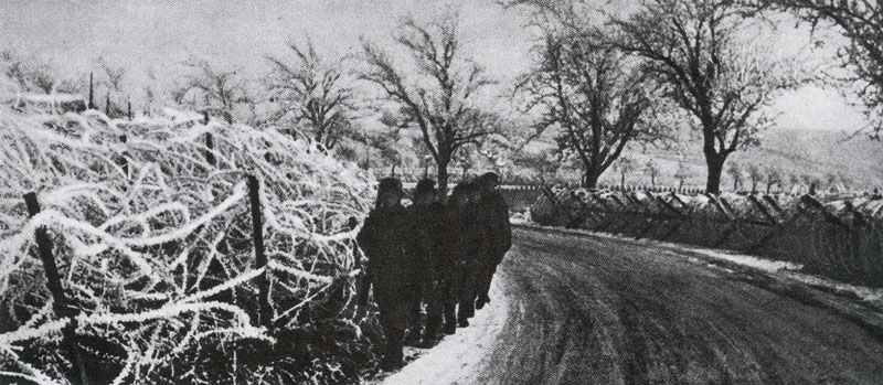 German relieve detachment Siegfried Line