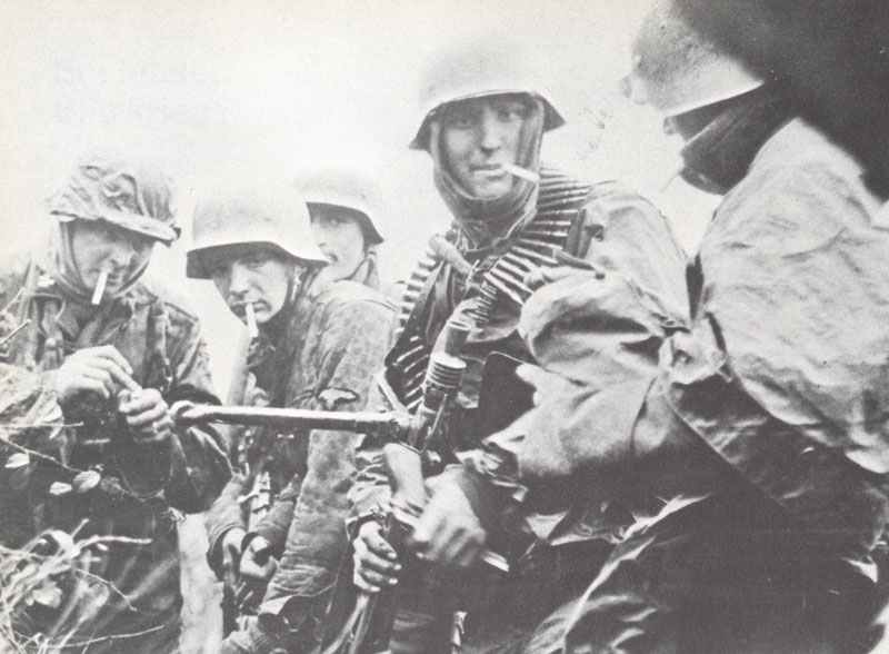 The last cigarette for Wehrmacht soldiers