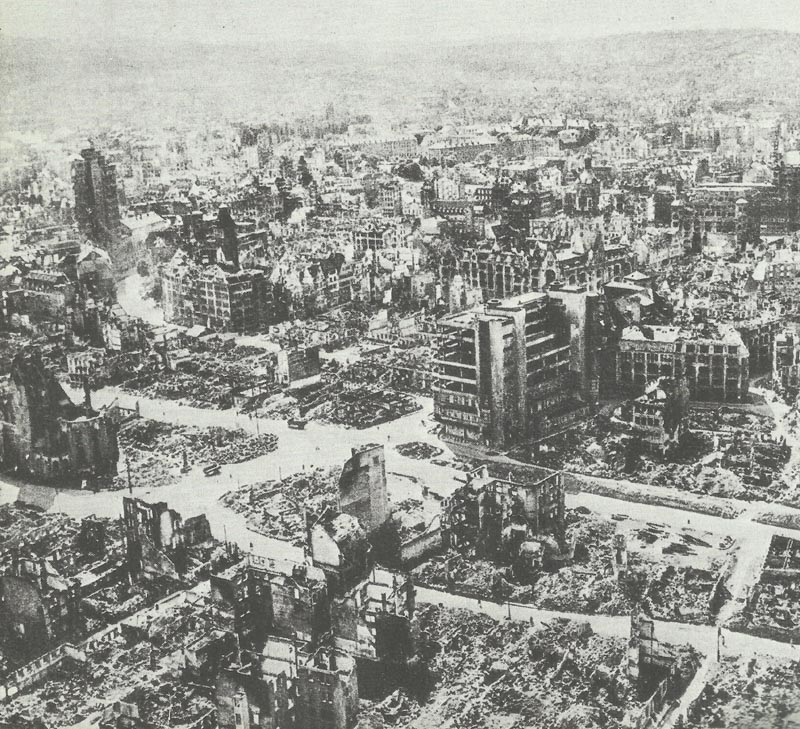 completely destroyed Stuttgart