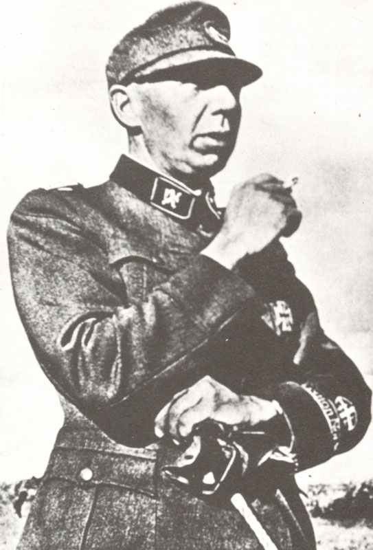 Sturmbannfuhrer Quist of Norge volunteer bataillon