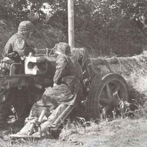 7.5cm AT gun of 12 SS 'Hitlerjugend' in Normandy