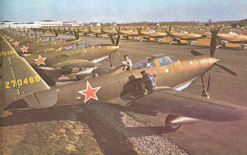 P-63 Kingcobra lend-lease aircrafts for Russia