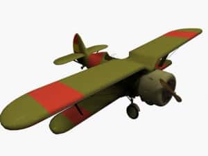 3D model Polikarpov I-15 Chato