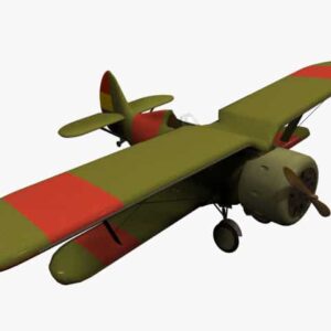 3D model Polikarpov I-15 Chato