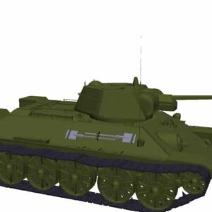 3D model T-34 Model 1942.