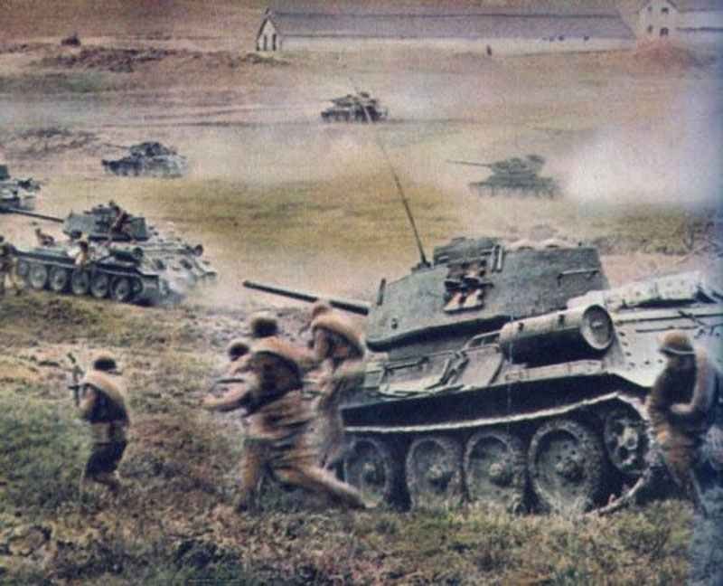 T-34 tanks near Odessa 1944