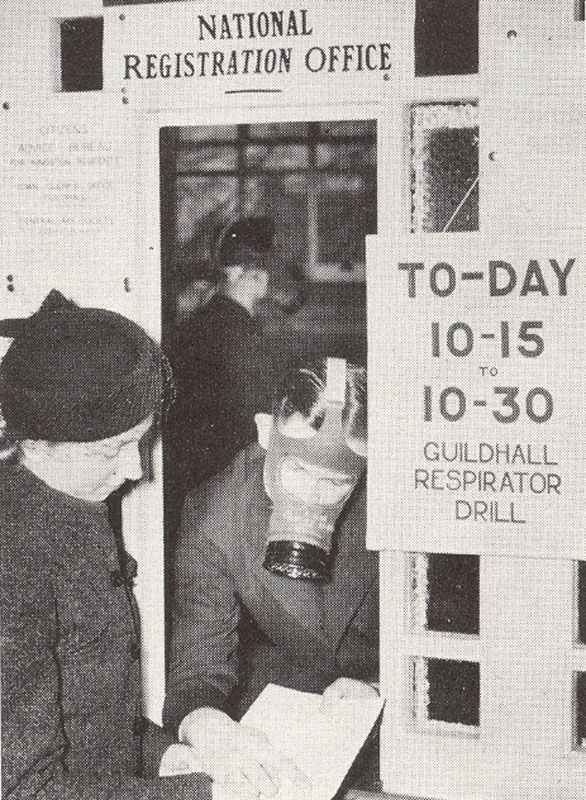 Diary February 6, 1940 8 Gas-maks drill in Britain